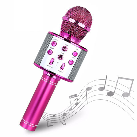 Compre Juguetes Para Ninos Regalos Karaoke Microfono Para Ninos Edad 4 12 Mejor Diversion Regalos De Cumpleanos Para 5 6 7 8 9 10 11 Anos Adolescentes Ninas Ninos y Microfono de China por 3.16 USD Glo...