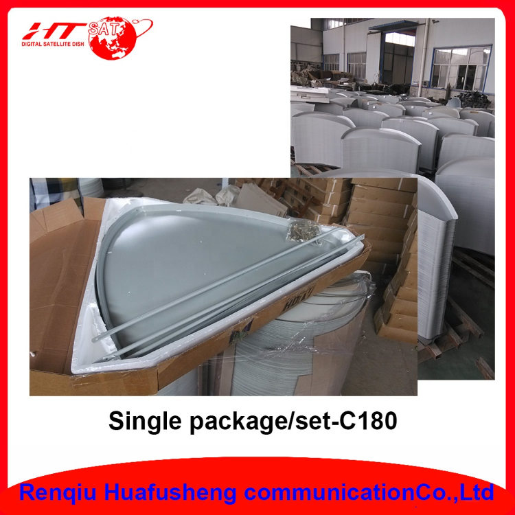 Buy Wholesale China Ht-c-180cm Satellite Antenna Grey Color Dish ...