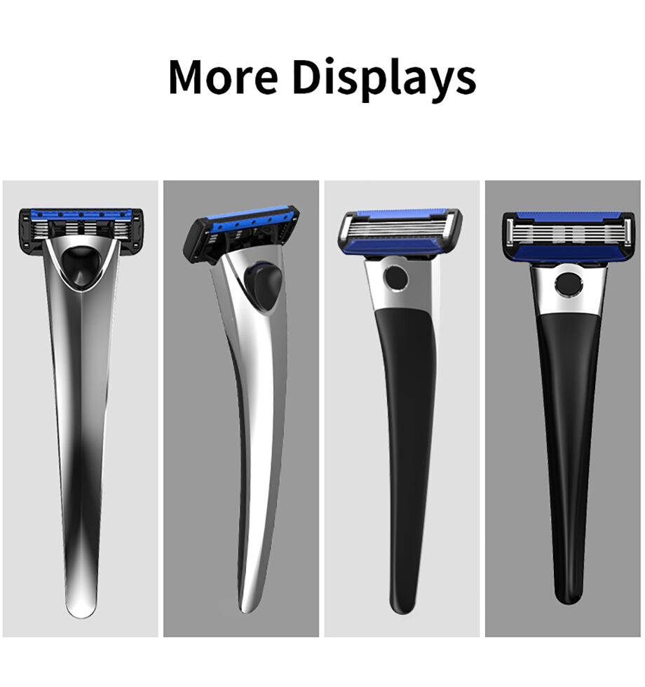 Hot Sale Mirror Polished Surface Metal Handle Razor Zinc Alloy Razor ...