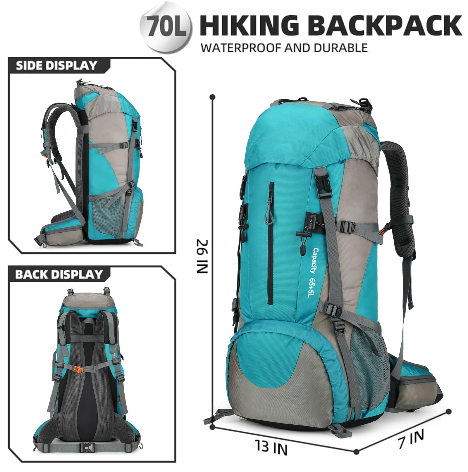 Mochilas Senderismo Mochila Camino De Santiago Mujer Mochilas De