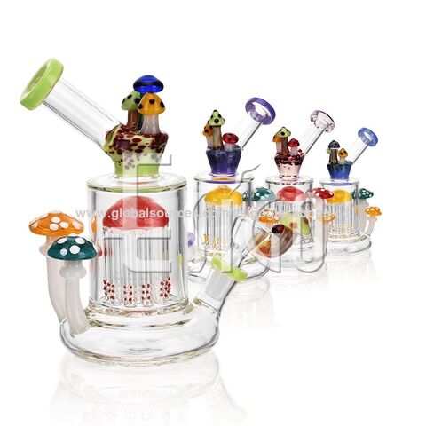 Buy Wholesale China Esigo High End Mushrooms Style American Colors Tree  Perc Shisha Hookah Oil Rig Wholesale Glass Bong With Clear Bowl & Bong at  USD 18.59