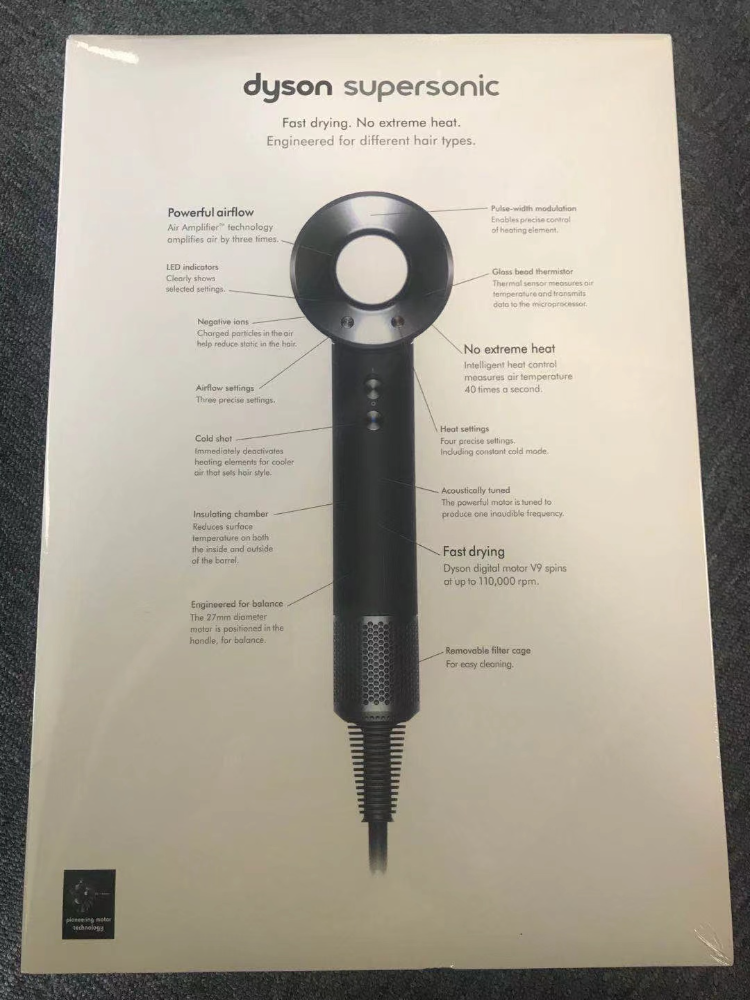 Factory Price Salon Dysons Supersonic Hair Dryer With Accessories For