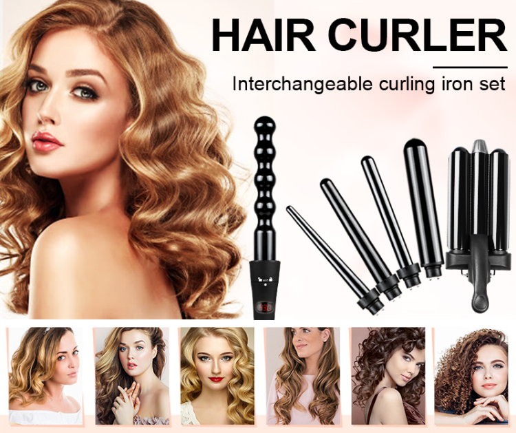 Buy Standard Quality China Wholesale Hair Curling Wand Interchangeable Barrels And Lcd Display Professional Hair Curler 21.69 Direct from Factory at Shenzhen Haire Appliance Co. Ltd. Globalsources