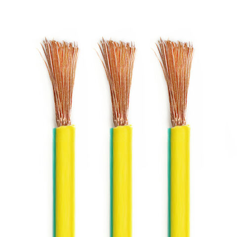 alambre flexible de 3core 2.5m m con el PVC aislado y el cable multifilar  del conductor de cobre de la chaqueta