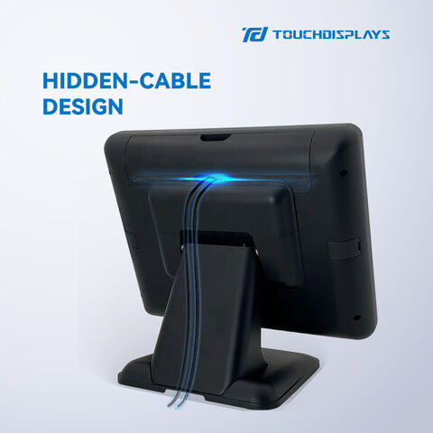 Terminal POS tactile tout-en-un 15 pouces, système de caisse enregistreuse national, POS Windows Android