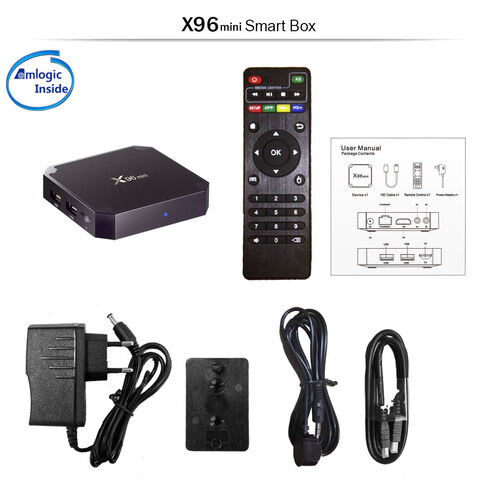 CAJA ANDROID X96 MINI SMART TV BOX