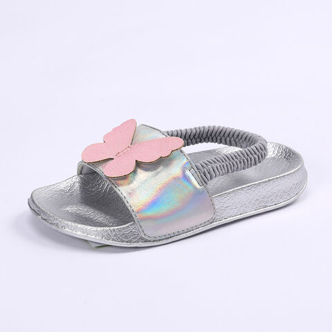 Glitter slippers hot sale for girls