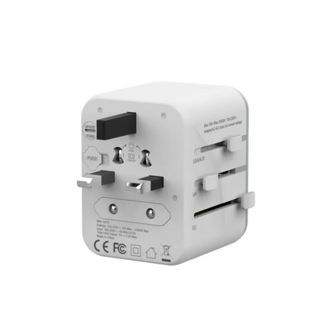 UKPLUG-ADAPTER - Adaptador, Enchufe Tipo G (UK) a Enchufe Tipo F (EU)…