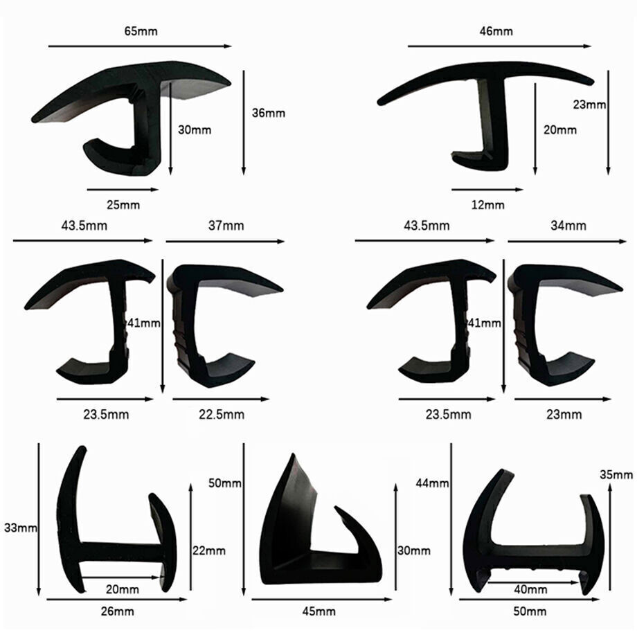 T Shape Epdm Rubber Solar Pv Panel Gap Seal Strip Rubber Gasket For