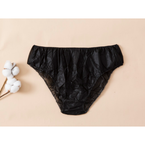60 Pcs Disposable Bikini Thong Panties Underwear with Cotton