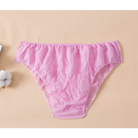 Premium Quality Colorful Pure Cotton Disposable Panties for Women