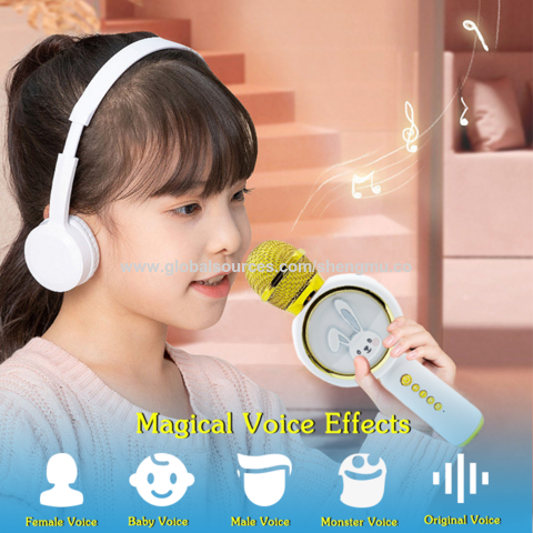 Microphone Bluetooth sans fil pour enfants - cadeau et jouet 