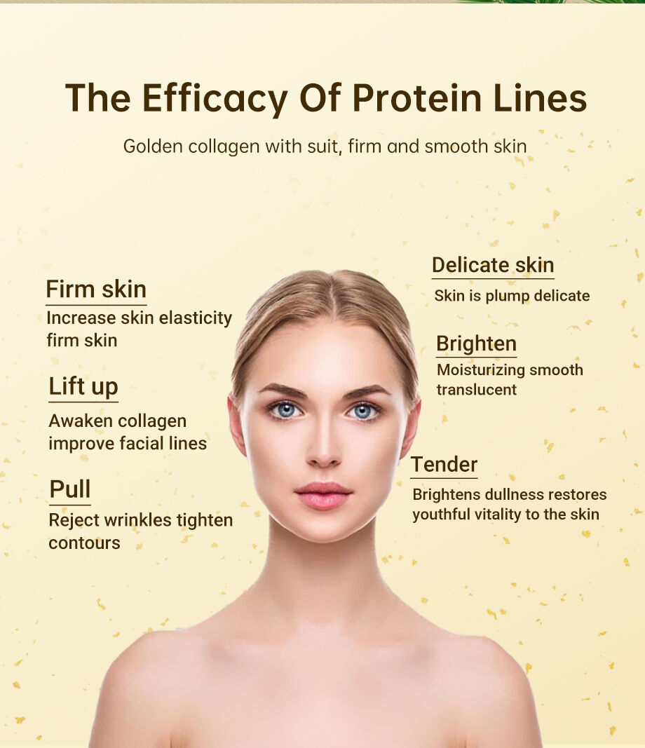 Buy Wholesale China Gold No Needle Silk Essence Active Collagen Threads