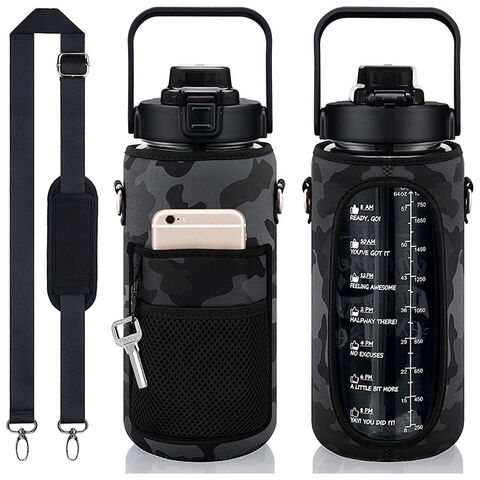 Custom Coffee Bottles Covers Travel Camping Neoprene Insulated Glass Drink  Water Bottle Sleeve with Handle - China Custom Neoprene Coffee Cup Sleeve  and Cooler Holder Rack price