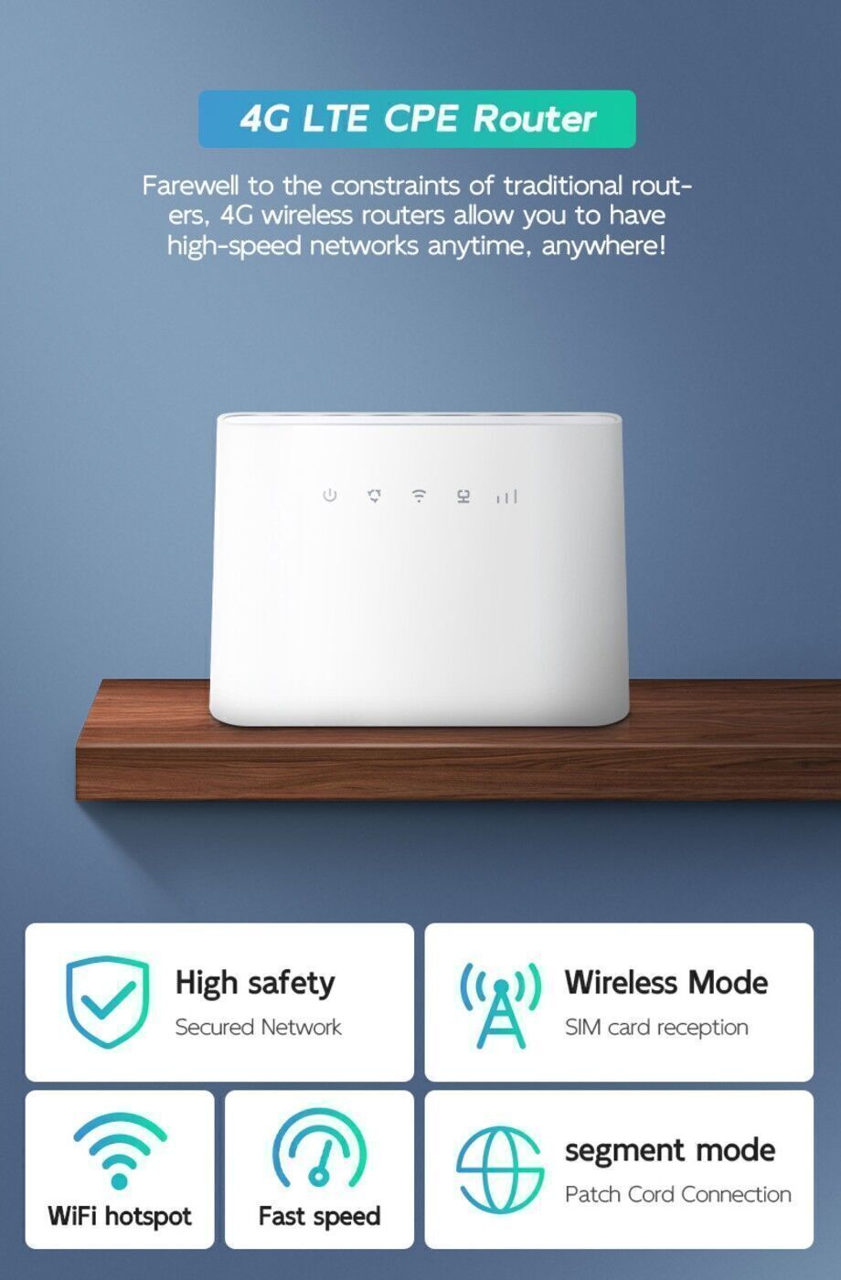 Buy Wholesale China Wholesale Price 300mbps 4g Router Lte Wireless ...