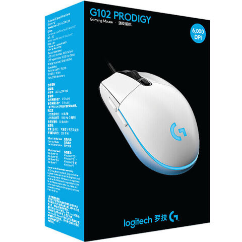 Souris Gaming G102 pour Ordinateur Portable, Accessoire de Jeu et Bureau