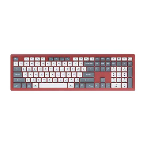 Keyboard RF Nirkabel Ukuran Penuh Mekanisme Gunting untuk Kantor/Rumah, Desktop/Komputer