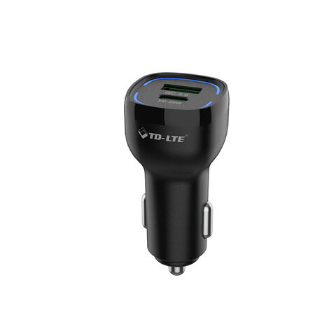 PD de carga rápida al por mayor 38W USB un tipo adaptador del cargador del coche del puerto de C para IPhone y el ordenador portátil