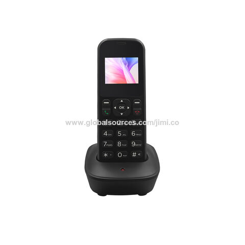Téléphone Fixe Sans Fil 3G 4G avec Personnalisation de Bande de Fréquence, WiFi, Gros Bouton pour Bureau et Domicile