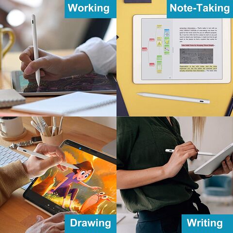 Stylet pour tablette pour enfants, stylet pour enfants à prise facile pour  Apple iPad Air Pro stylet capacitif pour dessin étudiant enfant 