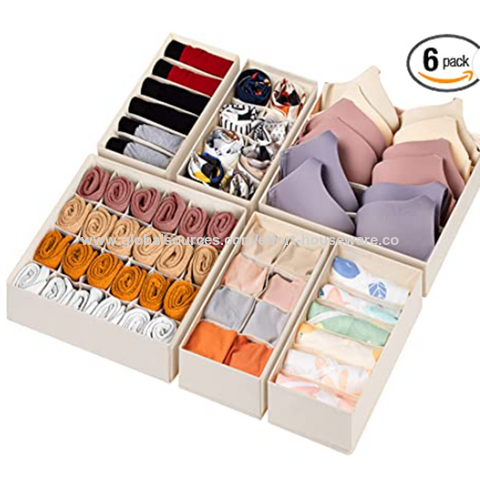 Large Drawer Organizer Closet Divider Dresser Drawer Underwear Organizer  Clothes Bra Sock Tie Foldable Storage Box $0.99 - Wholesale China Drawer  Storage at Factory Prices from Jiaxing Aifute Household Products Co.,Ltd.