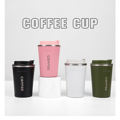 Coffee Cup 304 Stainless Steel Hot Cold Thermal Mug With Handle Portable  350/500ML Coffee Cup