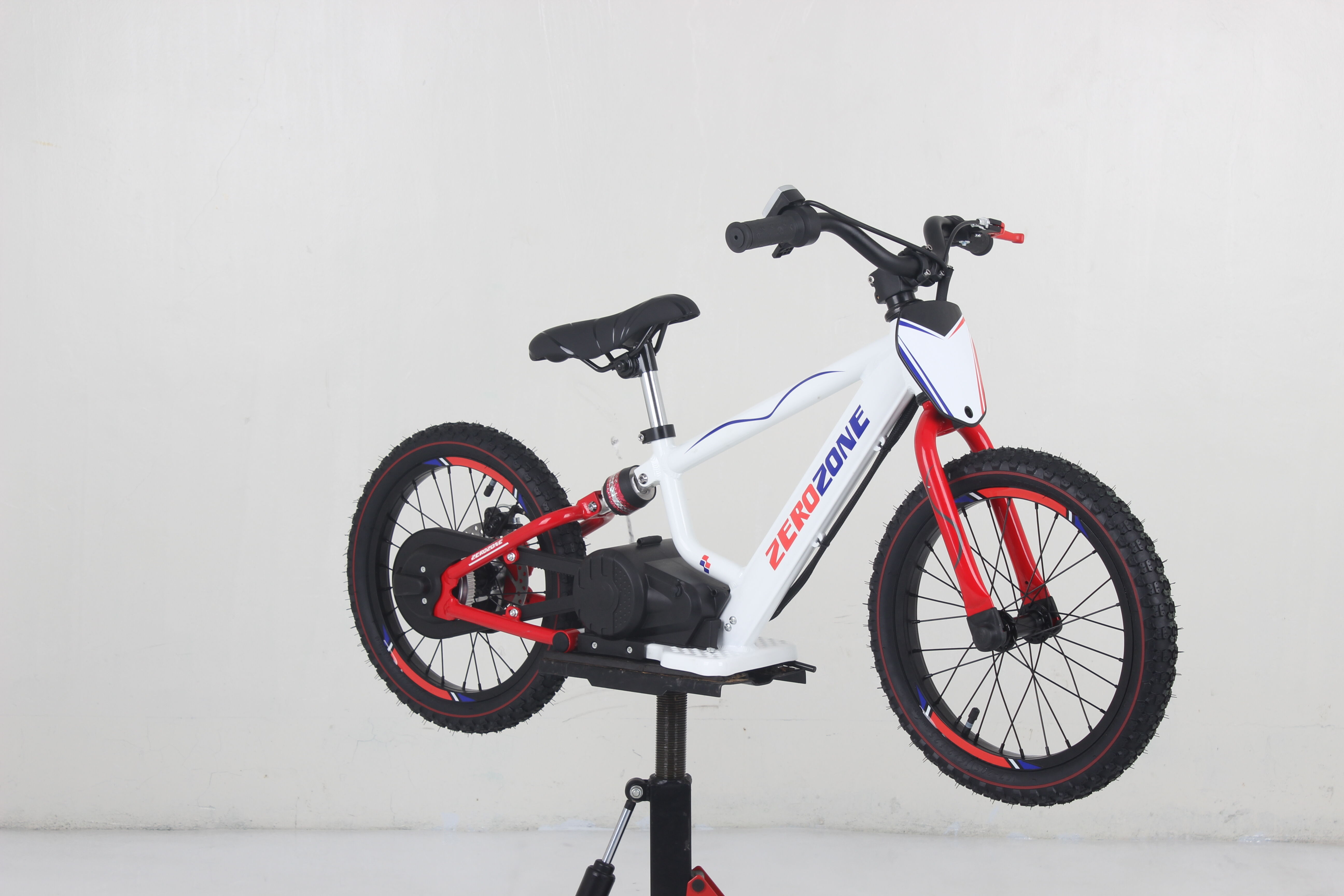 Kids Mini Electric Bike 12 Inch Brush Motor No Pedal Disc Brake For