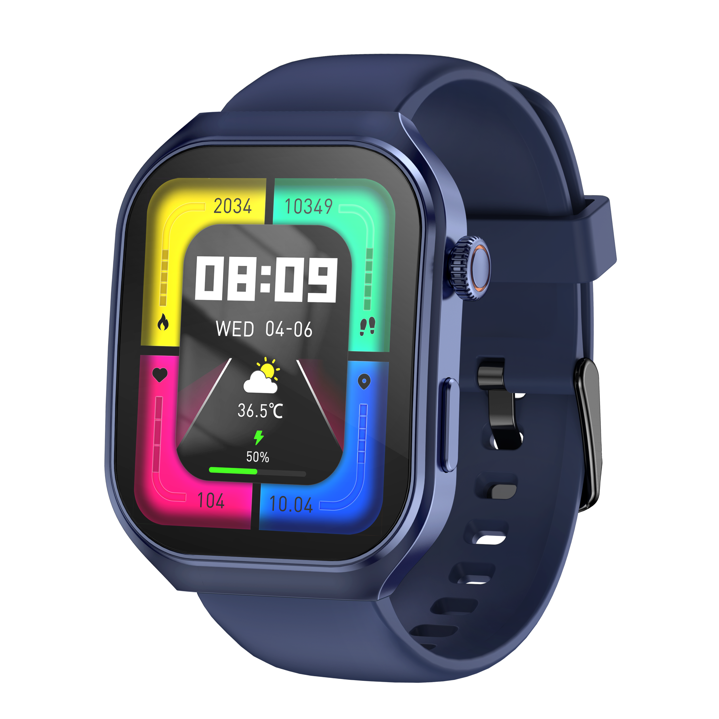 Reloj Inteligente con llamadas y Whatsapp, 1,8 Smartwatch Mujer Hombre  Pulsera Actividad Digital Smart Watch para Android iOS, 120  Deportes/Notificación de Mensajes/Impermeable/Monitor de Sueño/SpO2 :  : Electrónica