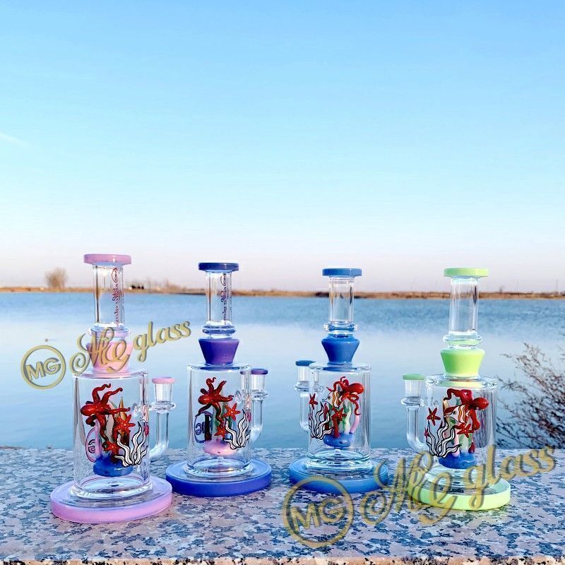 Oem Cheap Price 6 Inch 340g Glass Bong Unique Shape Glass Bong Glass