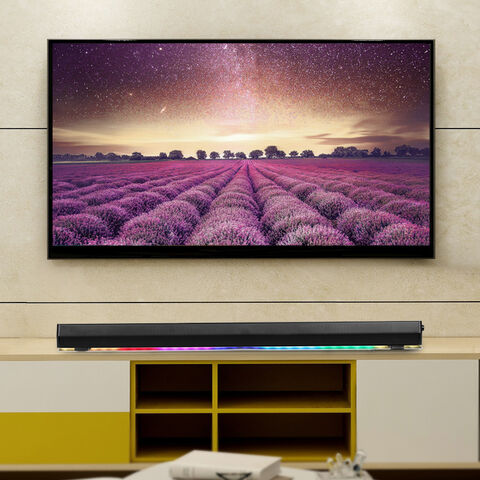 40W RGB LED-Licht 2.0CH Drahtloses BT Heimkino System Soundbar Digitaler Verstärker mit DSP innen