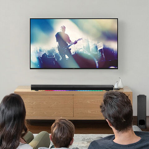 40W RGB LED-Licht 2.0CH Drahtloses BT Heimkino System Soundbar Digitaler Verstärker mit DSP innen