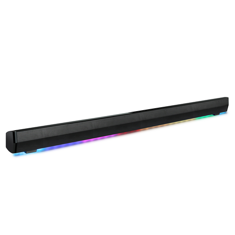 40W RGB LED-Licht 2.0CH Drahtloses BT Heimkino System Soundbar Digitaler Verstärker mit DSP innen