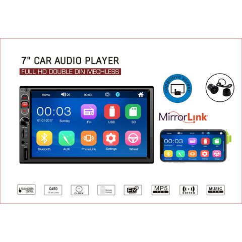 7 Double 2 Din Car Radio Stereo Autoradio Touch Screen Car Player
