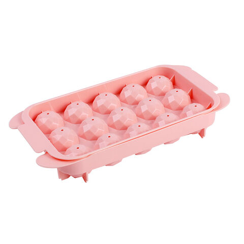 Ice Cubes Maker,6 Hole Ice Cubes Molds Ice Box Small Household Refrigerator  Easy-release Ice Lattice With Cover Ice Lattice