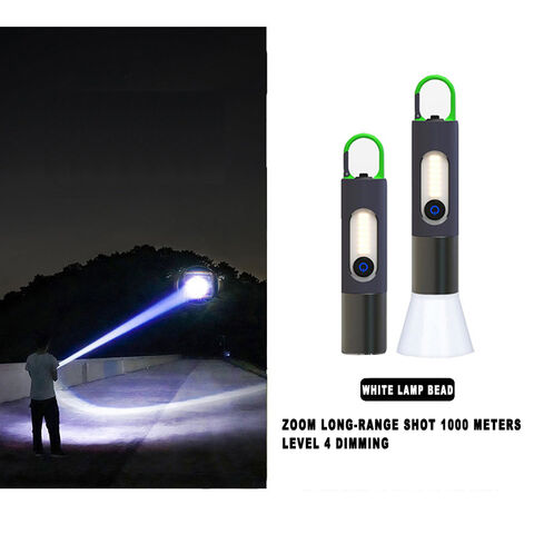 Portátil de alta potencia de la luz de linterna LED Lámpara de linterna con  zoom de 4 modos T6 Recargable Linternas Tácticas aluminio caliente Camping linterna  LED - China Linterna táctica, Mini Linterna