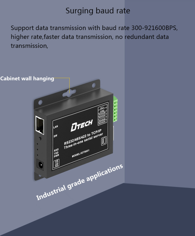 Buy wholesale china rs232 422 485 to tcp ip three in one serial port