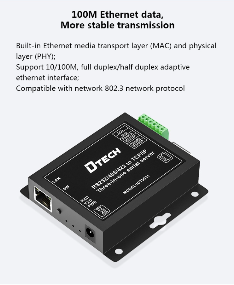 Buy wholesale china rs232 422 485 to tcp ip three in one serial port