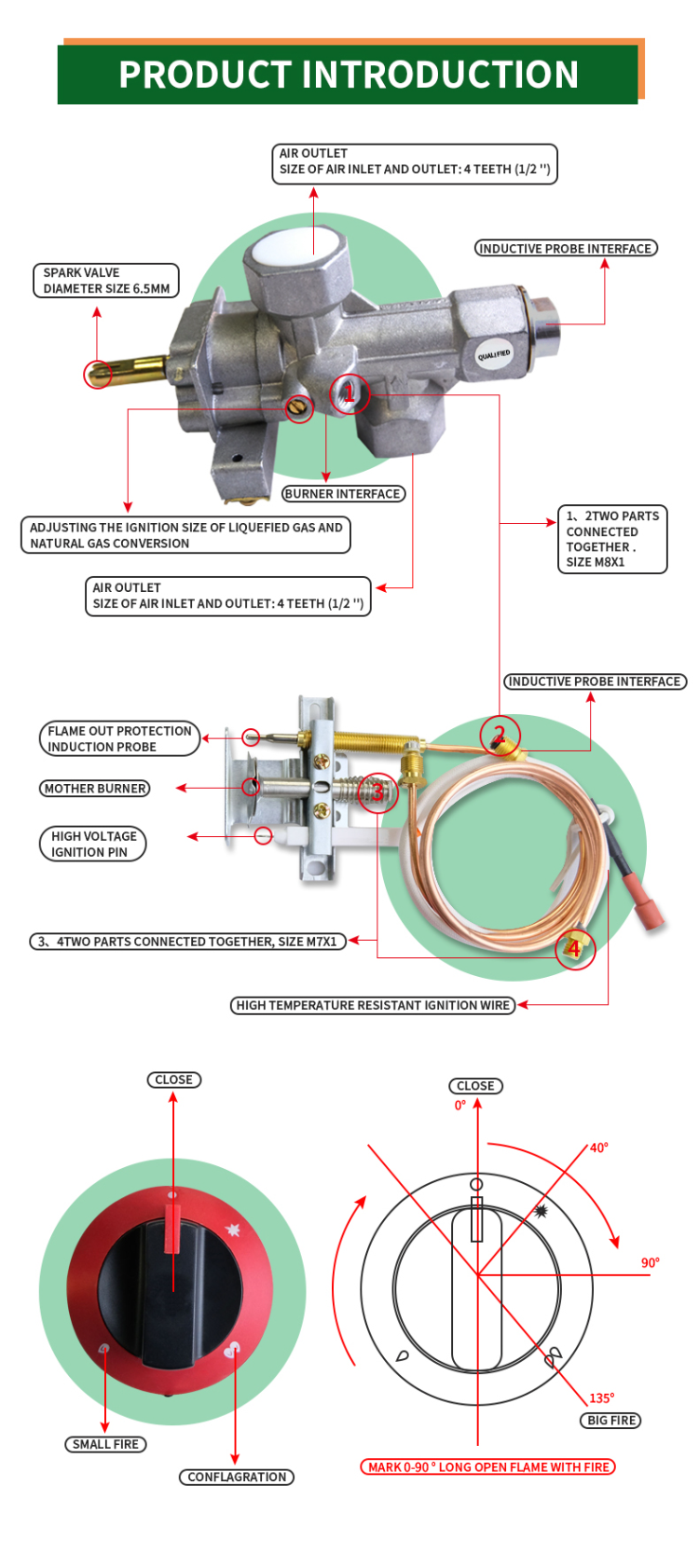 Buy Wholesale China Aluminium Valves For Commercial Stove Oven With ...