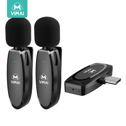AP004 Micrófono lavalier inalámbrico para Android - Mini micrófono