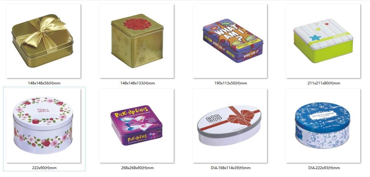 OEM Cookies Food Tin Box with Printing Custom Artworks - China Biscuit Tin  Box and Chocolate Tin Box price