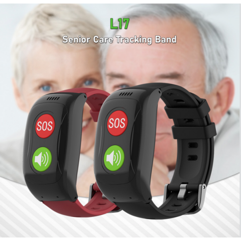 Personnes âgées 4g Sos Montre GPS Suivi Bracelet Bracelet Alarme d