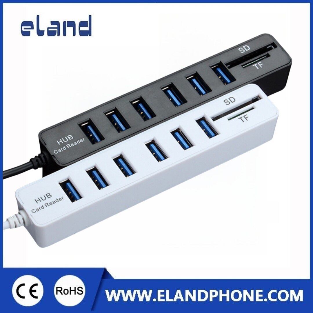 Facoty USB COMBO USB HUB USB Card reader 7 ports