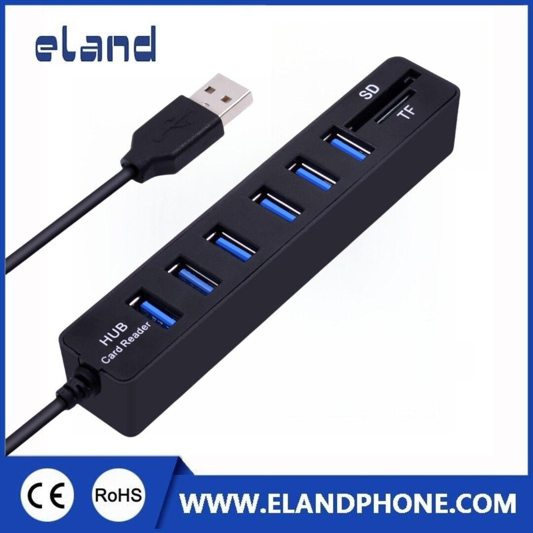 Facoty USB COMBO USB HUB USB Card reader 7 ports