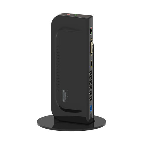 حامل ألومنيوم عمودي عالمي مزدوج الشاشة، محطة إرساء للكمبيوتر المحمول USB 3.0 بسرعة 5 جيجابت في الثانية يدعم الشحن السريع - عرض خاص