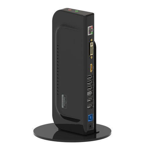 حامل ألومنيوم عمودي عالمي مزدوج الشاشة، محطة إرساء للكمبيوتر المحمول USB 3.0 بسرعة 5 جيجابت في الثانية يدعم الشحن السريع - عرض خاص
