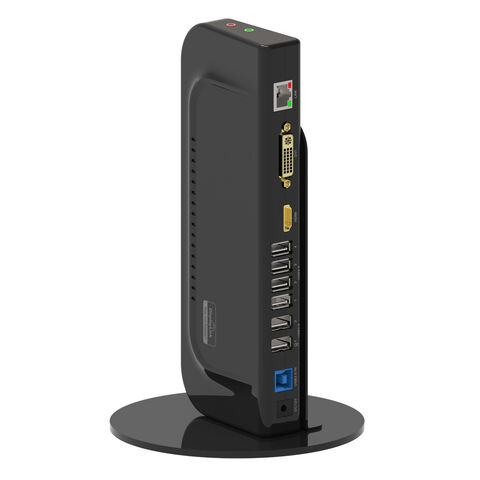 حامل ألومنيوم عمودي عالمي مزدوج الشاشة، محطة إرساء للكمبيوتر المحمول USB 3.0 بسرعة 5 جيجابت في الثانية يدعم الشحن السريع - عرض خاص