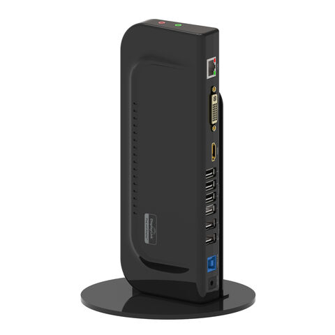 حامل ألومنيوم عمودي عالمي مزدوج الشاشة، محطة إرساء للكمبيوتر المحمول USB 3.0 بسرعة 5 جيجابت في الثانية يدعم الشحن السريع - عرض خاص