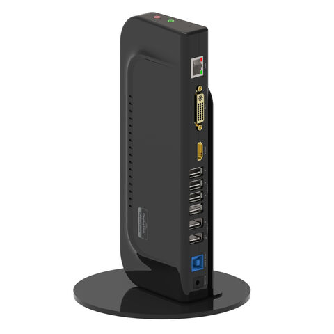 حامل ألومنيوم عمودي عالمي مزدوج الشاشة، محطة إرساء للكمبيوتر المحمول USB 3.0 بسرعة 5 جيجابت في الثانية يدعم الشحن السريع - عرض خاص