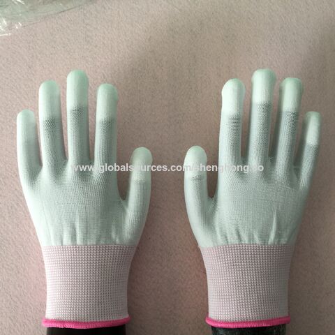 Seamless Rubber Palm Coated Polyester/Cotton Gloves - 300E