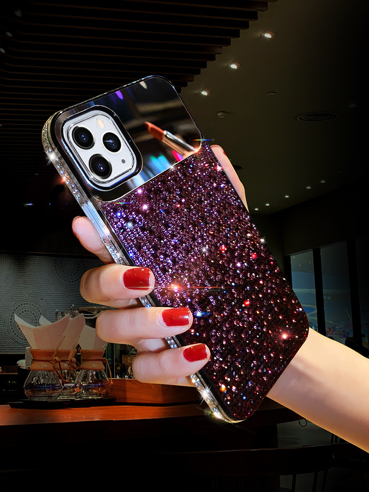 Buy Wholesale China Makeup Mirror Diamante Funda Shiny Jewel Diamond ...